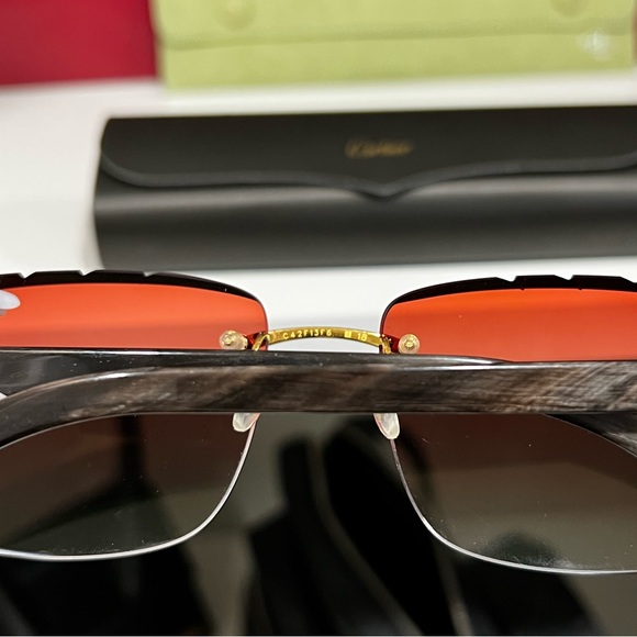 ET 3k - Cartier black buffalo horn glasses - Picture 6 of 7